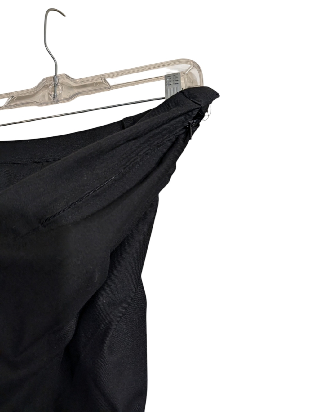 Hot Topic Black Pleated Skater Skirt Mini Stretch Waist Side Zip Size XL - Picture 3 of 6